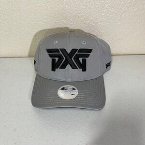PXG Golf Hat Womens One Size Gray Black Logo Prolight NEW